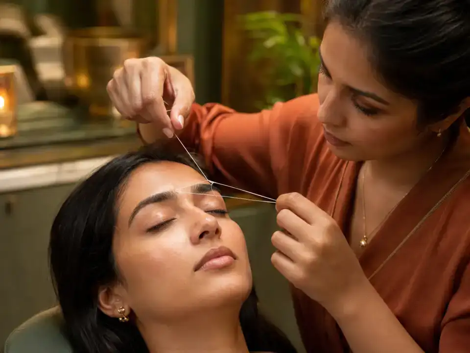 Threading treatments at Fayna's Beauty Studio Islamabad