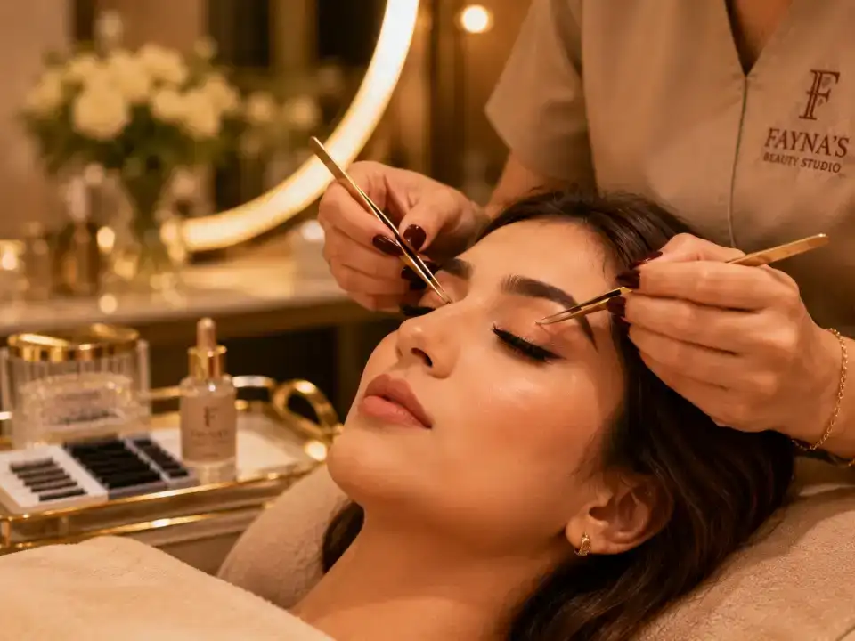 Eyelash Extensions treatments at Fayna's Beauty Studio Islamabad