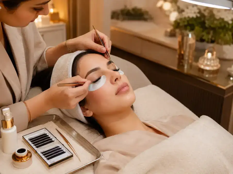 5D Eyelashes treatment at Fayna's Beauty Studio Islamabad