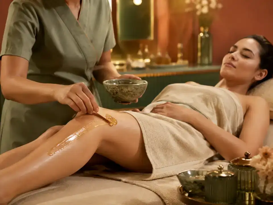 Full Body Fruit Wax treatment at Fayna's Beauty Studio Islamabad
