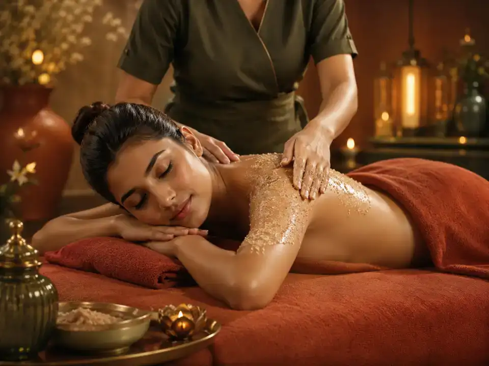 Full Body Scrubbing treatment at Fayna's Beauty Studio Islamabad