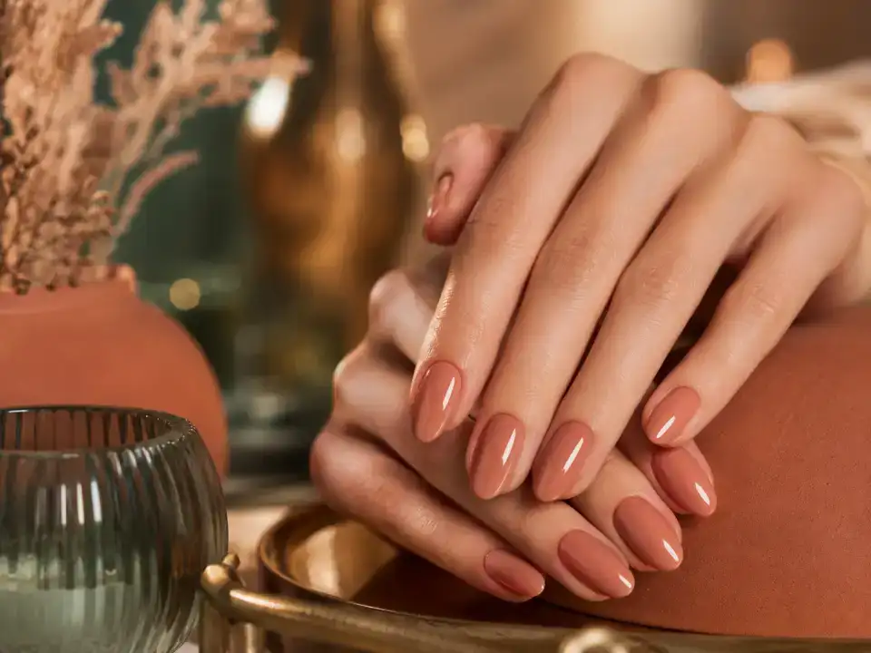 Gel Nail Color treatment at Fayna's Beauty Studio Islamabad