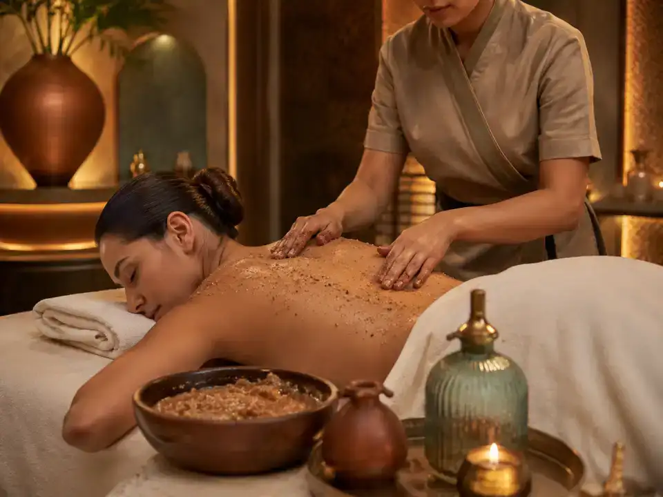 Body Scrub treatment at Fayna's Beauty Studio Islamabad