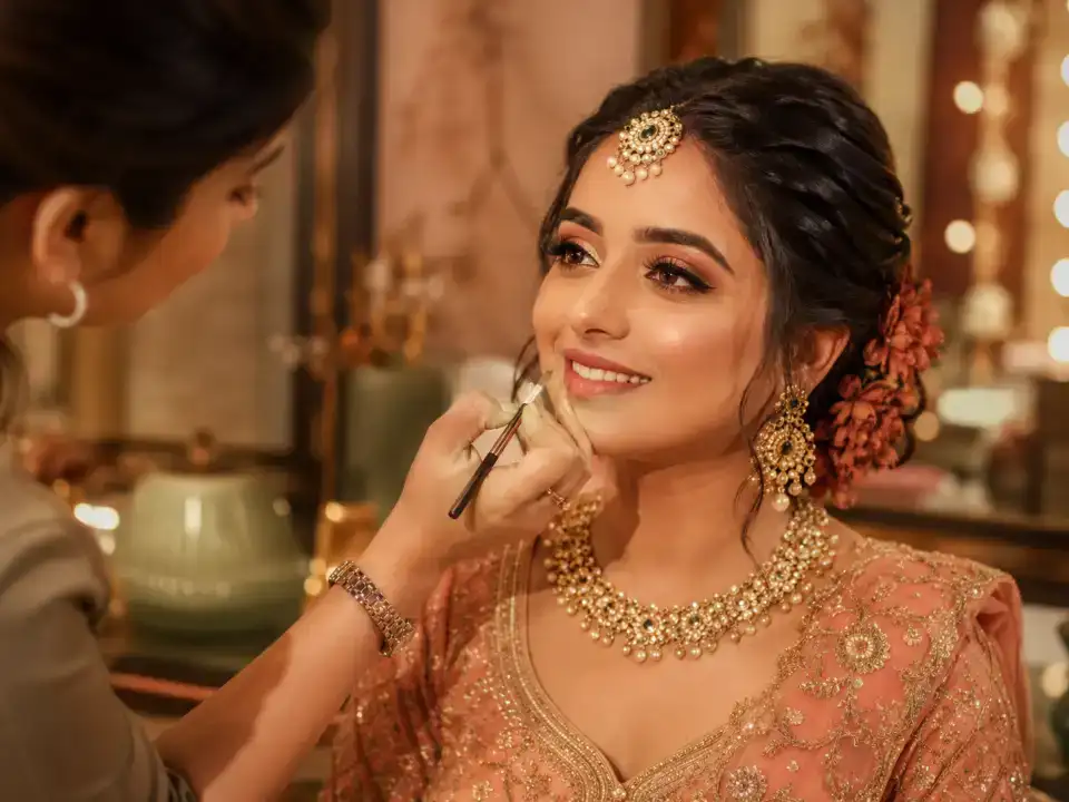 Nikah Makeup treatment at Fayna's Beauty Studio Islamabad