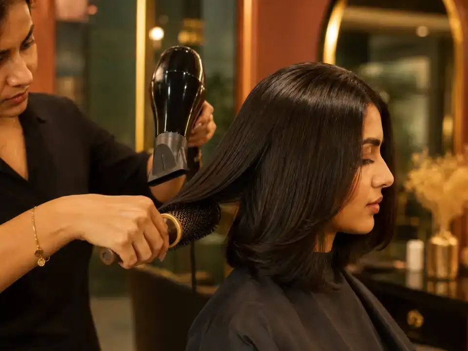 Wash & Blow Dry treatment at Fayna's Beauty Studio Islamabad