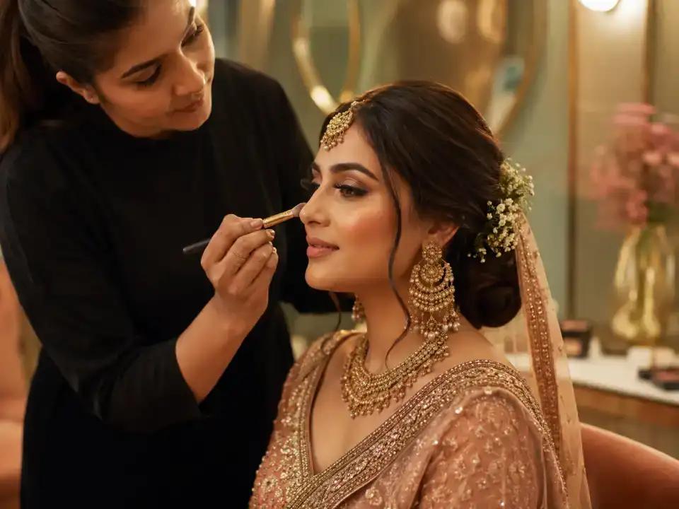 Signature Party Makeup treatment at Fayna's Beauty Studio Islamabad